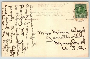 RPPC  Mountain Goats  Banff  Canada  1928   Postcard