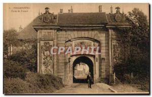 Old Postcard Phalsbourg Porte de France