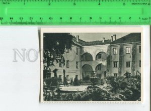 474354 USSR Lithuania Vilnius university yard miniature postcard