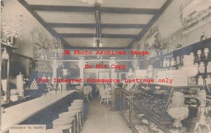 CA, Stockton, California, RPPC, Rendon's Candy Store, Interior View