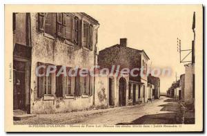 Postcard Old St Piere D'Oleron House Of Pierre Loti Judith Renaudin