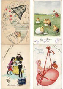 EASTER GREETINGS 300 Vintage Postcards Pre-1930 with BETTER (L5129)