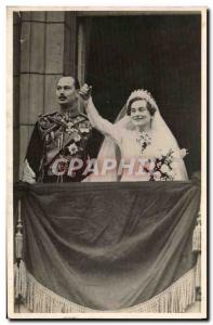 VINTAGE POSTCARD The duke and duchess of Gloucester Marriage 