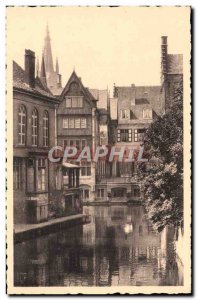 Postcard Old Bruges View the Cross of Burgundy