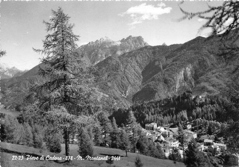 BG30415 pieve di cadore m montanel italy  CPSM 14.5x10cm