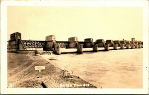 Davenport Iowa IA RPPC Roller Dam #15 Number 15 1940s Postrcard