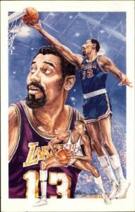 Wilt Chamberlain NBA Basketball Player Postcard