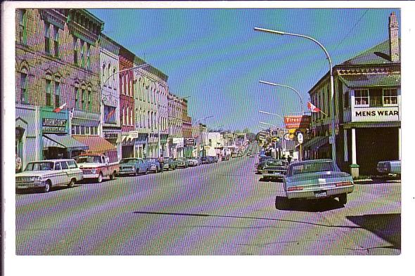 Main Street, Mount Forest, Ontario, 50's Cars