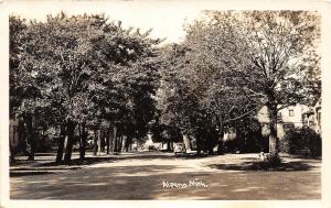 F35/ Alpena Michigan RPPC Postcard 1940 Residential Street Homes