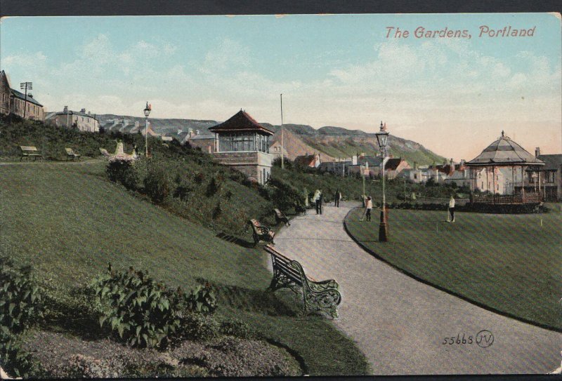 Dorset Postcard - The Gardens, Portland    BH6134