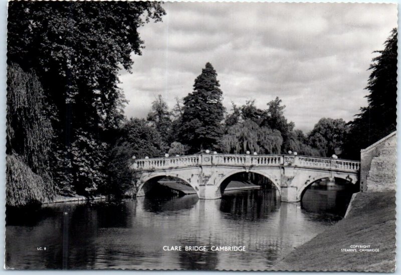 Postcard - Clare Bridge - Cambridge, England