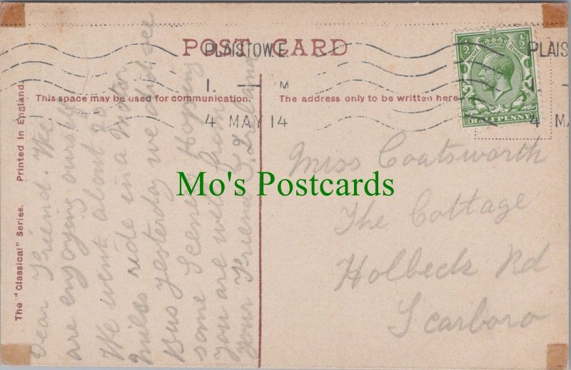 Genealogy Postcard - Coatsworth, The Cottage, Holbeck Road, Scarborough GL626