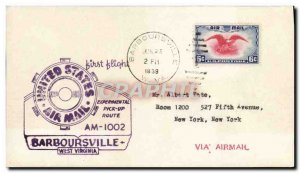 Letter USA 1st flight Barboursville June 25, 1939