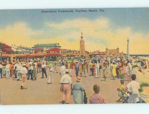 Unused Linen PROMENADE AT BEACH Daytona Beach Florida FL M7199