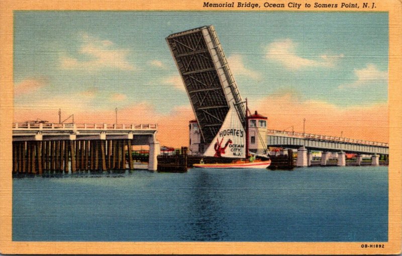 New Jersey Ocean City Memorial Bridge To Somers Point