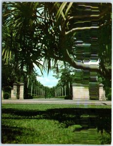 Postcard - Famous Entrance To Hialeah Race Course's New Club House - Miami, FL