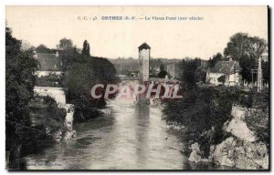 Old Postcard Orthez The old bridge