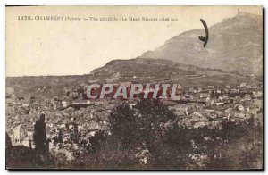 Old Postcard Chambery Savoie Mont general view Nivolet