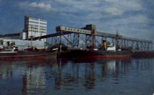 Ship Canal And Grain Warehouse Houston TX Unused