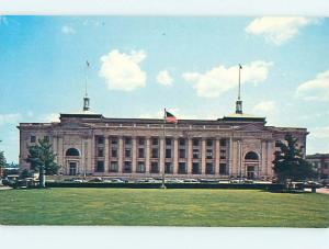 Unused Pre-1980 CITY HALL SCENE Wilmington Delaware DE hs5717