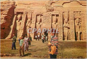 Modern Postcard The temple of Abu Simbel