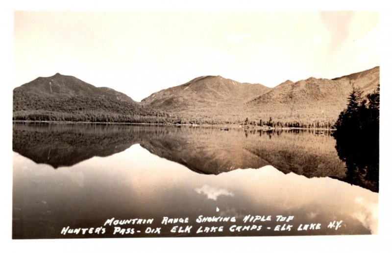 New York Mt. Range showing Nipple Top , Hunters Pass , Elk lake