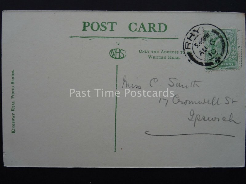 North Wales DYSERTH VILLAGE near Rhyl c1910 RP Postcard by Kingsway S 2586