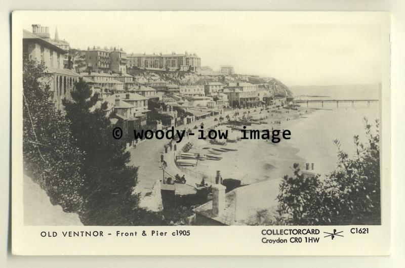 pp1624 - Ventnor Seafront and Pier c1905 - Pamlin postcard 