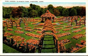 Connecticut Hartford Elizabeth Park Rose Garden 1932