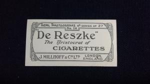 De Reszke Cigarette Card No 14 Lets Both Refuse to Start