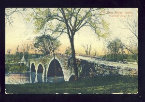 Catskill, New York/NY Postcard, Old Stone Bridge, Leeds, 1907!