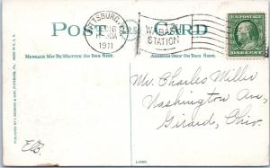 PITTSBURGH, PA Pennsylvania   6TH U P CHURCH  Highland Ave   1911   Postcard