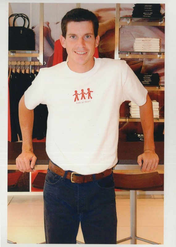 Tim Henman 2001 Heart Charity London Event Tennis Press Photo