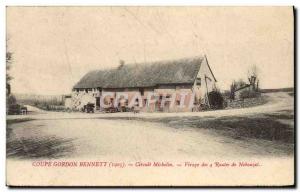 Old Postcard Automotive Gordon Bennett 1905 Michelin Circuit Toned 4 roads Ne...