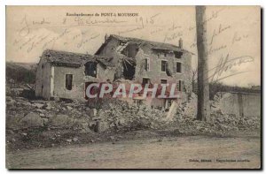Postcard Old Army Bombing Bridge Mousson