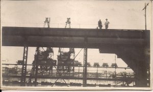 Republic of Panama, Colon 1910-20, Dock Scene w Cranes, Real Photo