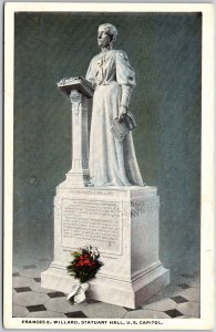 IL-Illinois, Statue Of Frances E. Willard, Statuary Hall, U.S. Capitol, Postcard