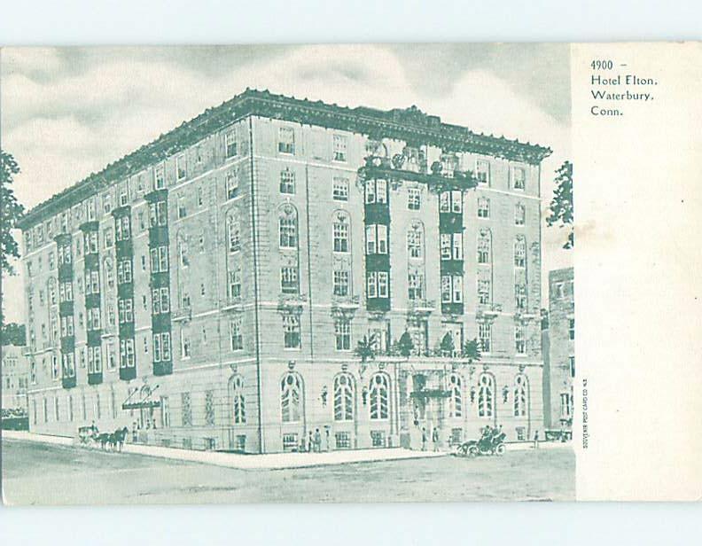 Pre-1907 HOTEL Waterbury Connecticut CT A2597