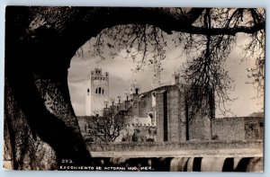 Hidalgo Mexico Postcard Ex-convent of Actopan c1920's Antique RPPC Photo