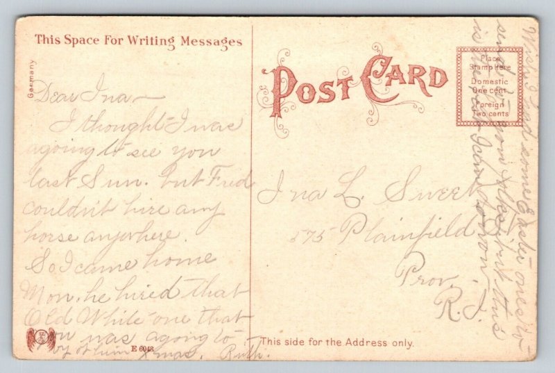 Ten Mile River   Providence  Rhode Island  Postcard