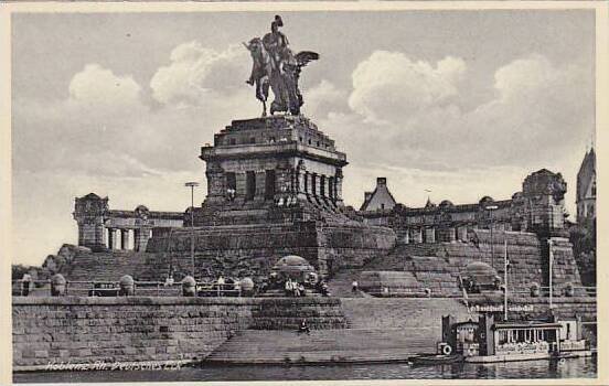 Germany Koblenz Kaiser Wilhelm Denkmal