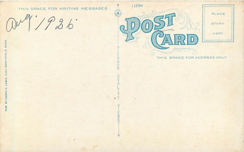 c1920 Postcard; Schell Castle, East Northfield MA Franklin County Unposted