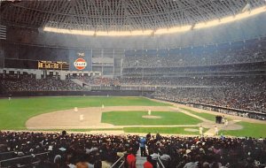 Astrodome Interior New York, USA Basebal Stadium 1969 