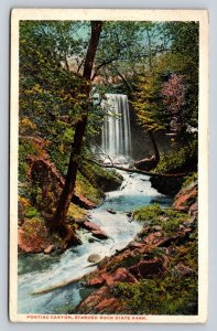 c1920 Pontiac Canyon Starved Rock State Park Illinois ANTIQUE Postcard 1695