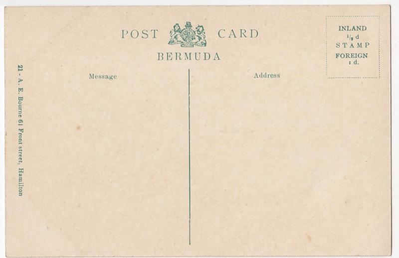 Bermuda; Villa Mt Clare, A Bermuda Residence PPC By AE Bourne, Unused, c 1910's