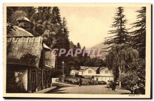 Old Postcard Luchon New refreshment of Pre and the Baths