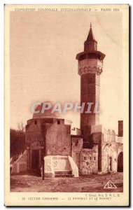 Postcard Old Paris International Colonial Exposition Section Tunisian mababou...