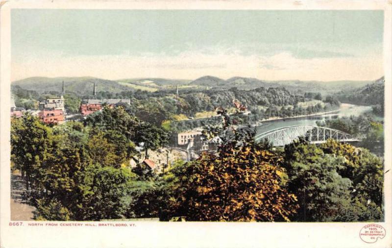 Aerial View of  Brattleboro Vermont