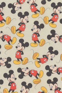 Mickey Mouse Laughing Artist Sketch Action Sheet Postcard