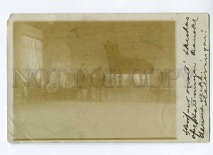 262938 SKRIABIN Pianist near GRAND PIANO Vintage REAL PHOTO